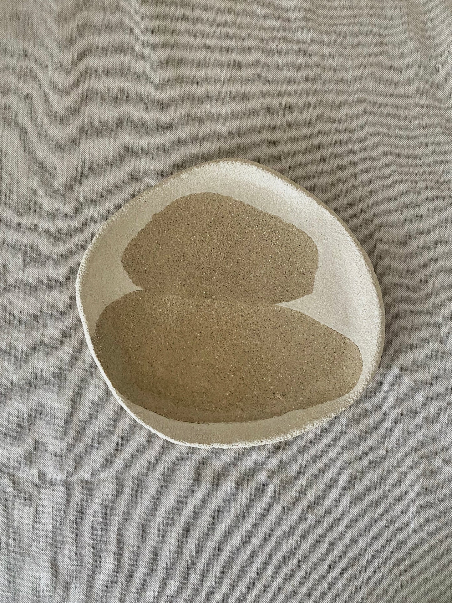 Abstract dessert plate