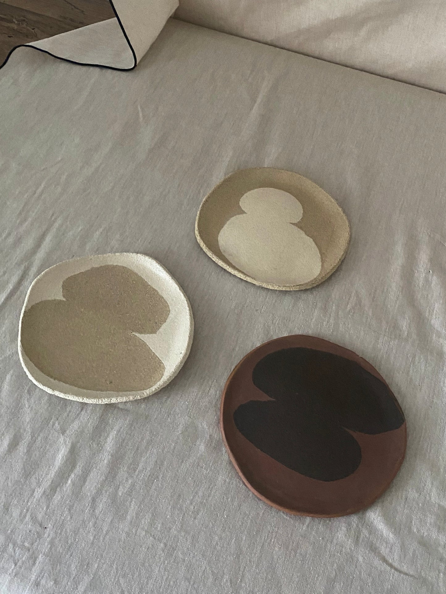 Abstract dessert plate