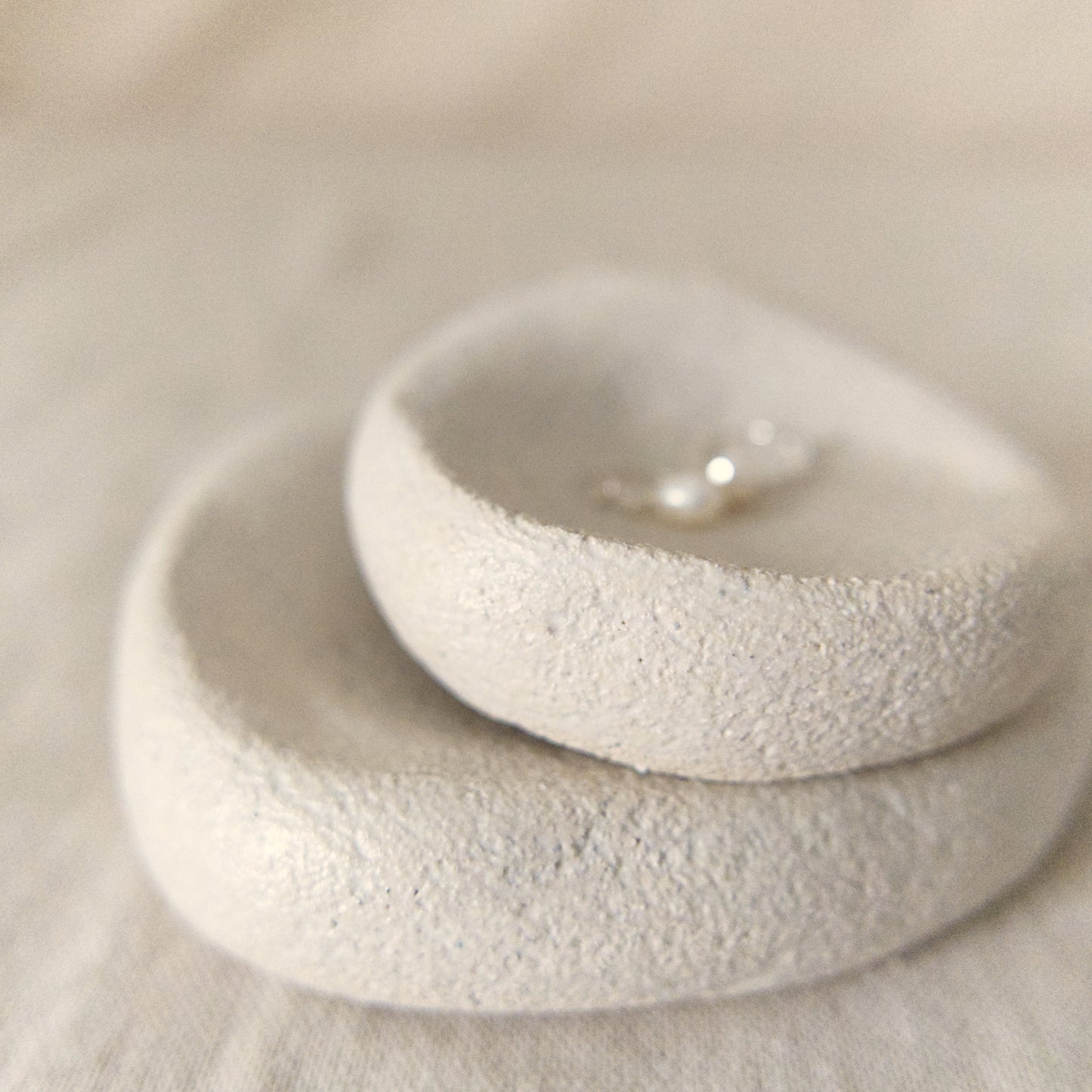 jewelry tray - cream