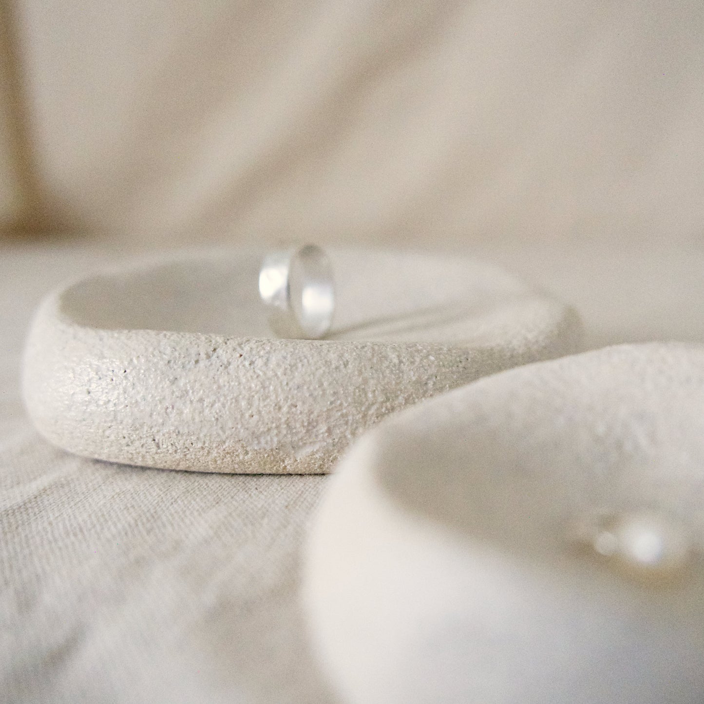 jewelry tray - cream